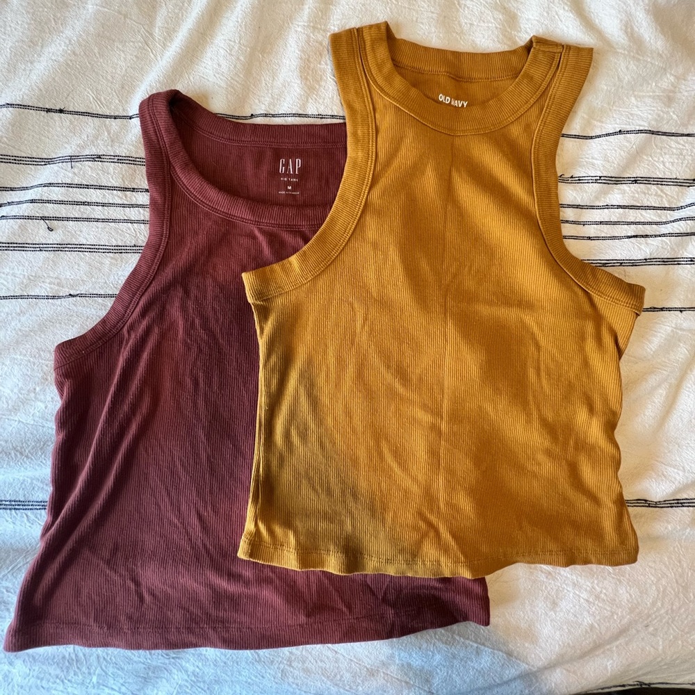 Bundle of 2 High Neck GAP/Old Navy Tanks